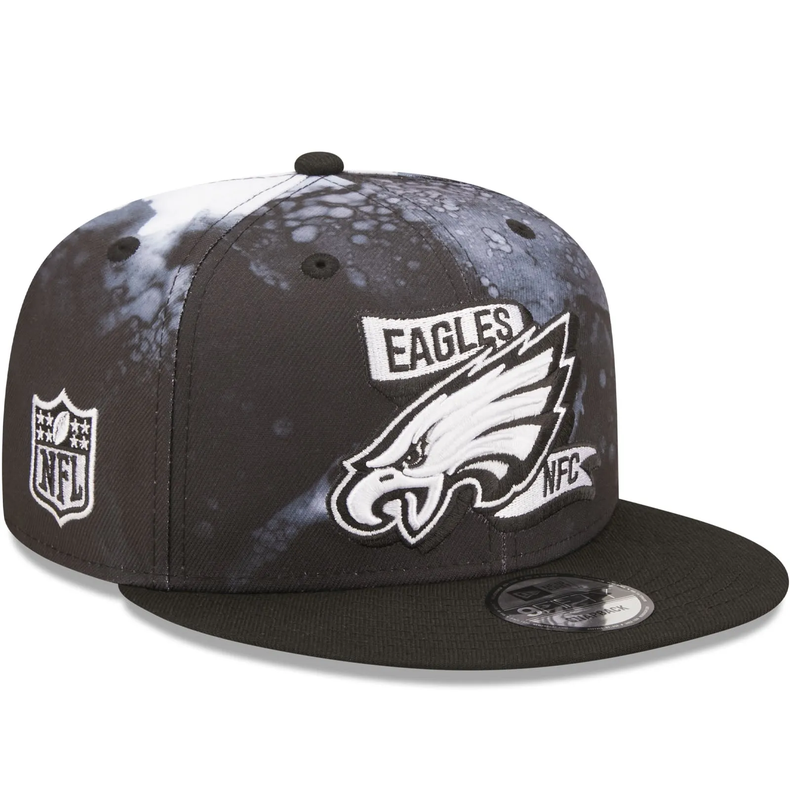 New Era Philadelphia Eagles NFL 9FIFTY 2022 Sideline Ink Baseball Cap Black