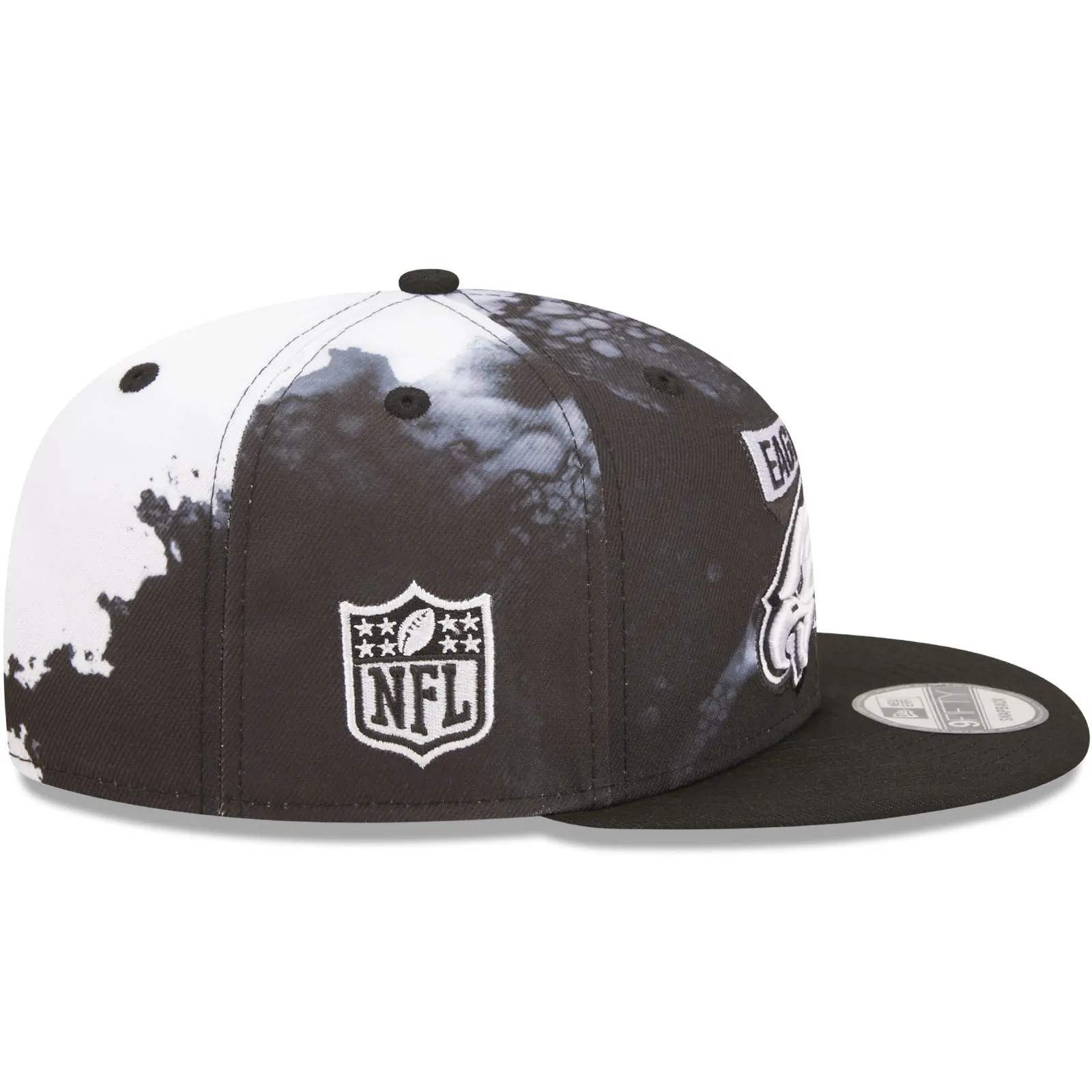 New Era Philadelphia Eagles NFL 9FIFTY 2022 Sideline Ink Baseball Cap Black