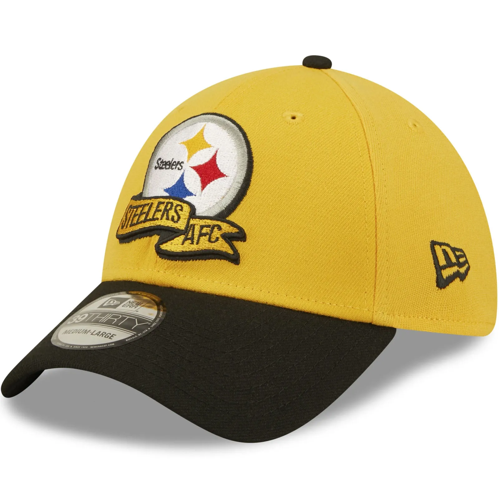 New Era Pittsburgh Steelers NFL 2022 Sideline 39THIRTY Baseball Cap - Yellow