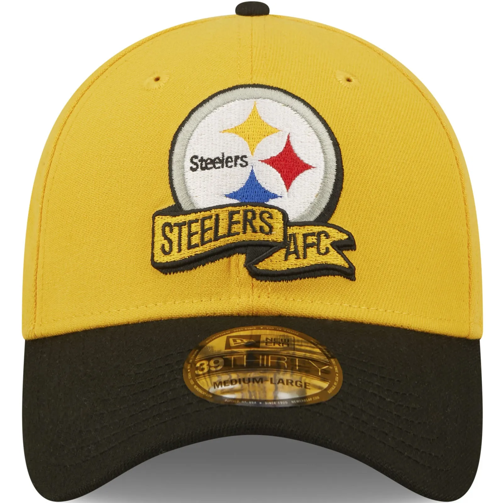 New Era Pittsburgh Steelers NFL 2022 Sideline 39THIRTY Baseball Cap - Yellow