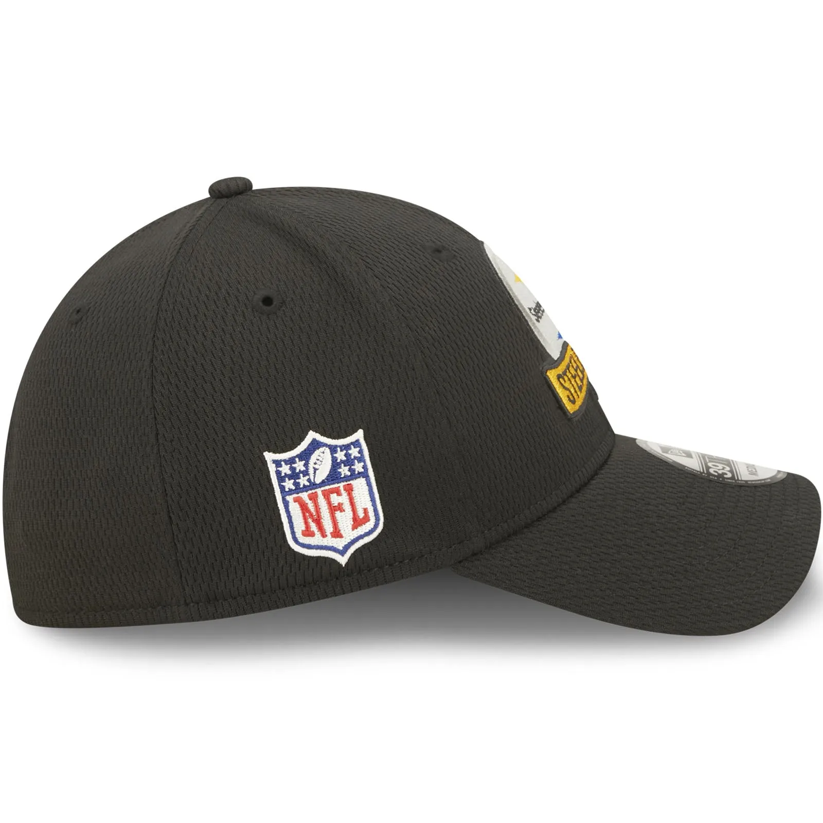 New Era Pittsburgh Steelers NFL 39THIRTY Sideline Coach 2022 Baseball Cap Black