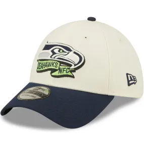 New Era Seattle Seahawks NFL 39THIRTY Sideline 2022 Baseball Cap - White