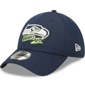 New Era Seattle Seahawks NFL 39THIRTY Sideline Coach 2022 Baseball Cap - Navy