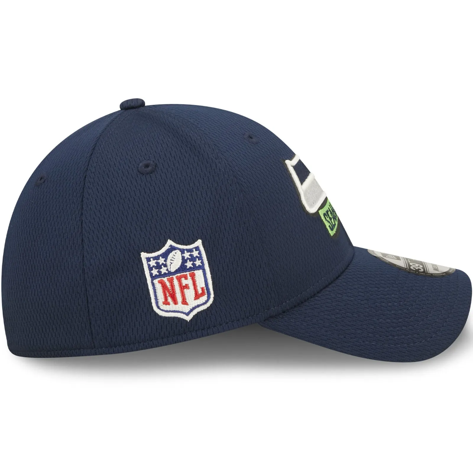 New Era Seattle Seahawks NFL 39THIRTY Sideline Coach 2022 Baseball Cap - Navy