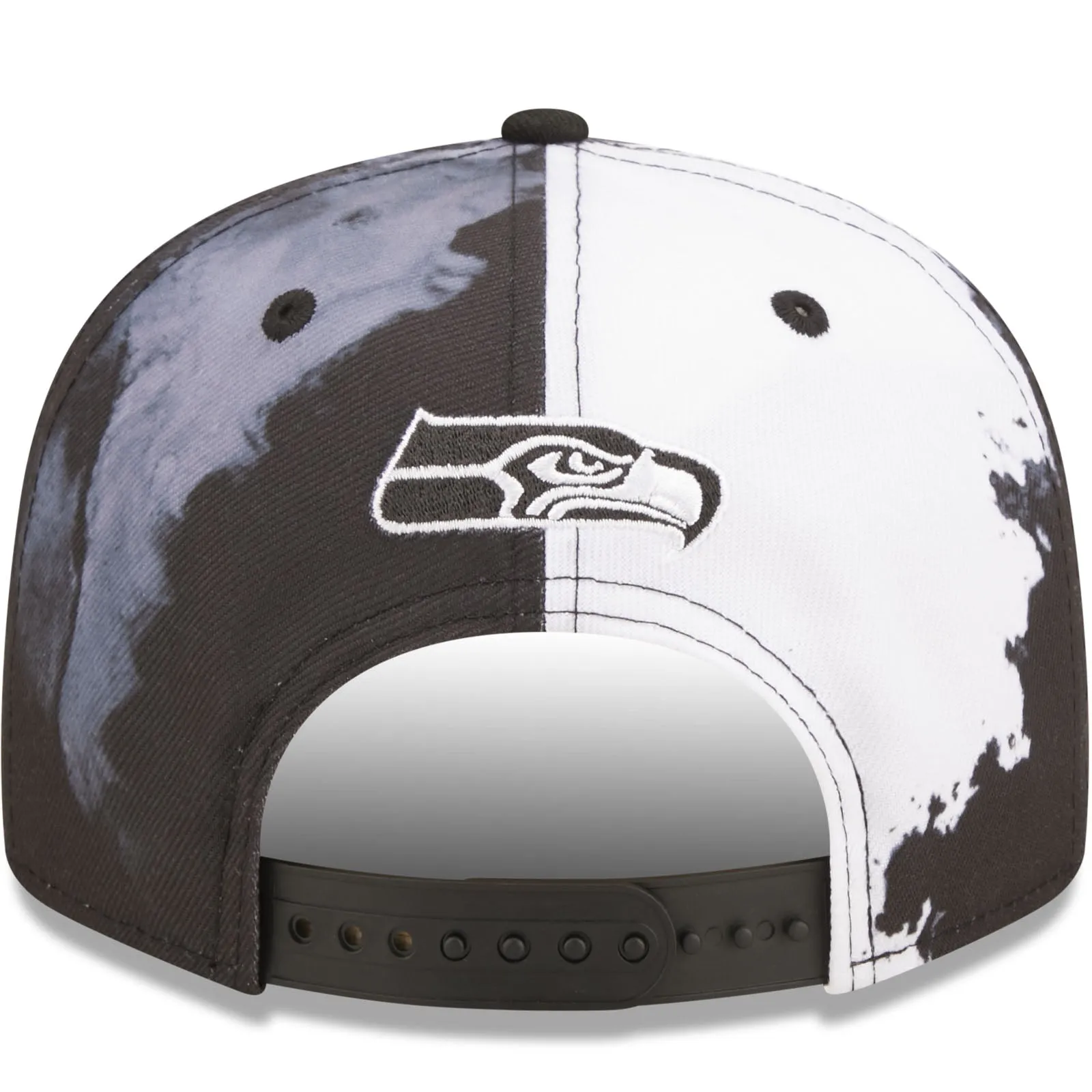 New Era Seattle Seahawks NFL 9FIFTY 2022 Sideline Ink Baseball Cap - Black