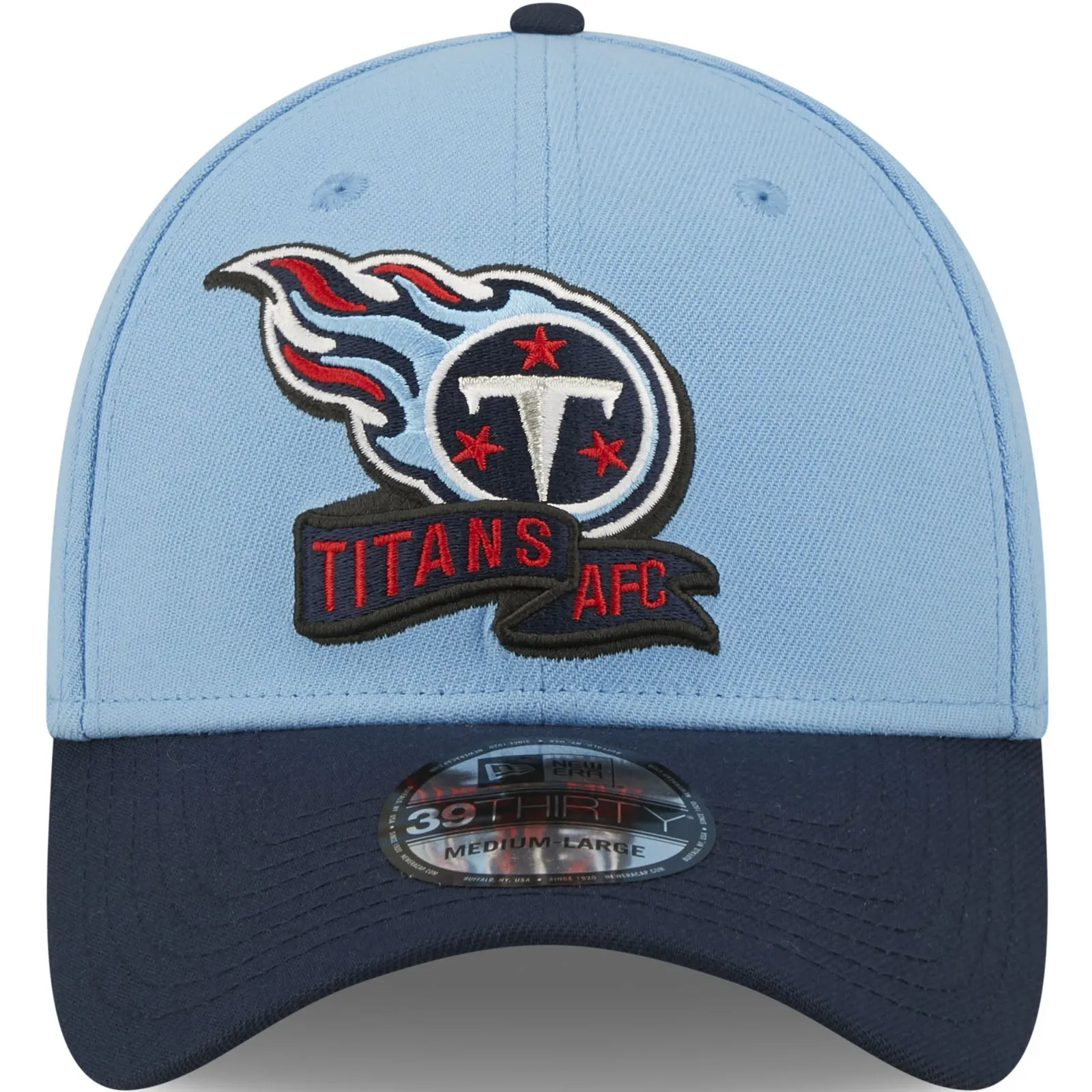 New Era Tennessee Titans NFL 2022 Sideline 39THIRTY Baseball Cap - Blue