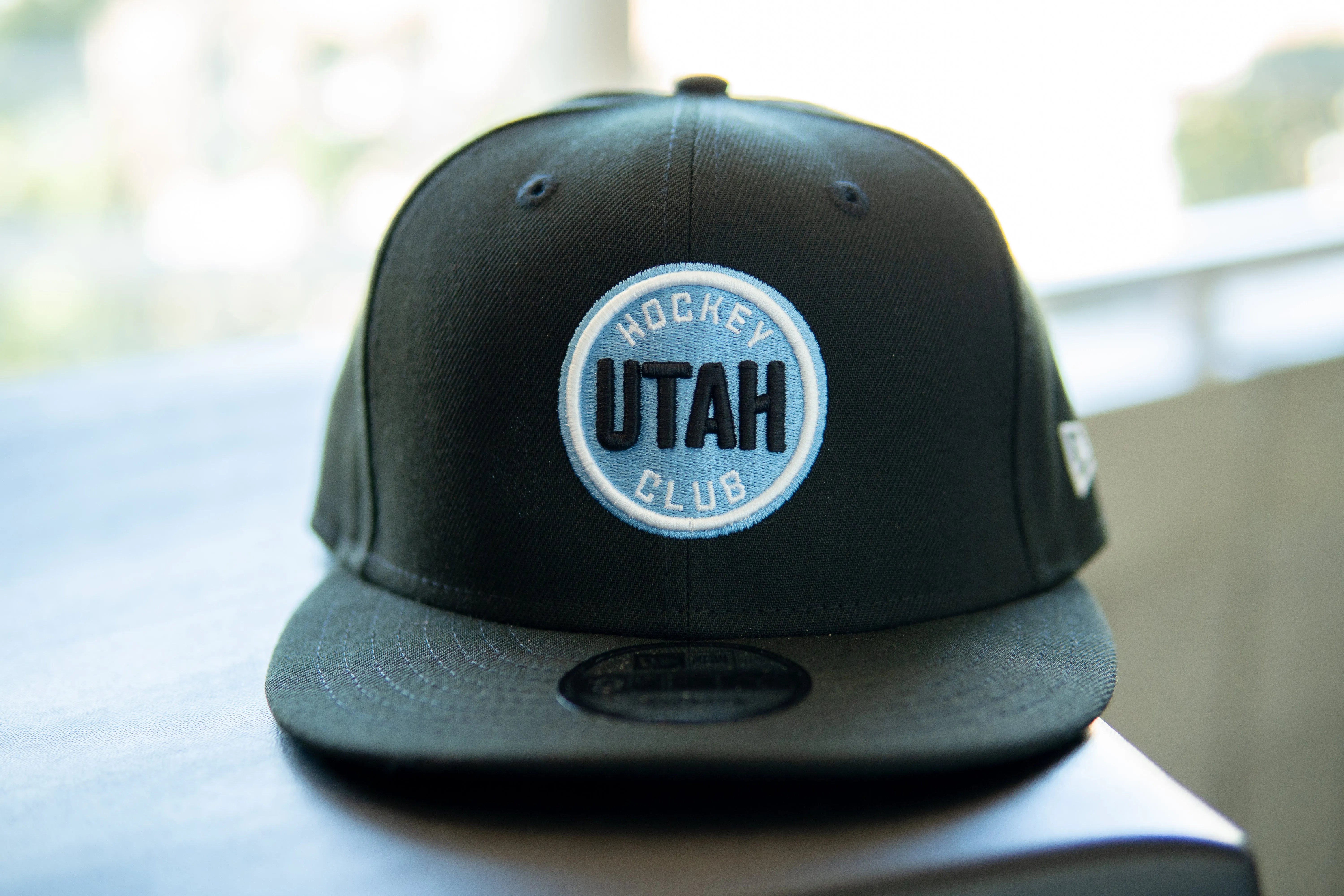 New Era Utah Hockey Circle Logo 9Fifty Hat - Black - New Era