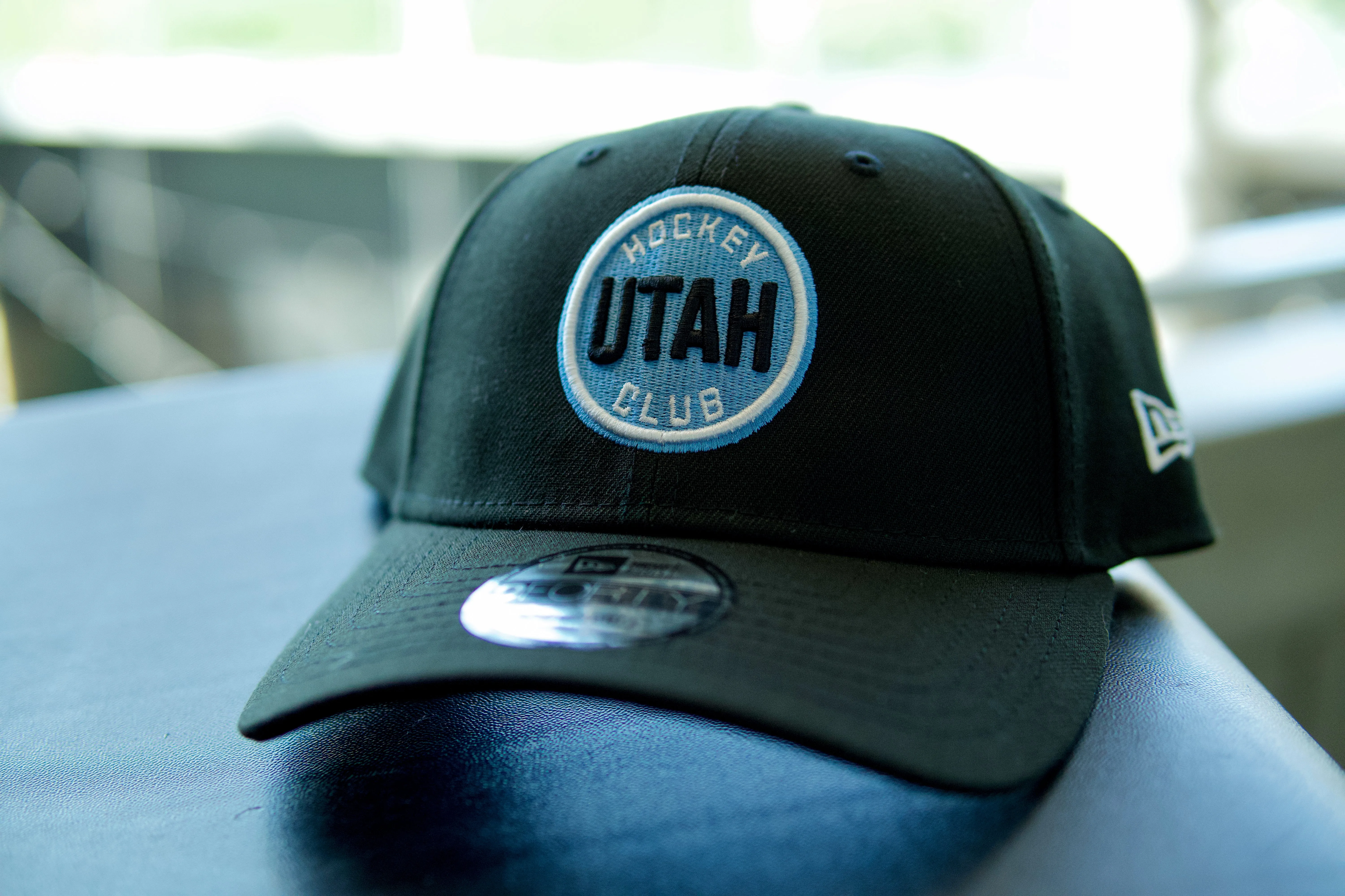 New Era Utah Hockey Circle Logo 9Forty Hat - Black - New Era