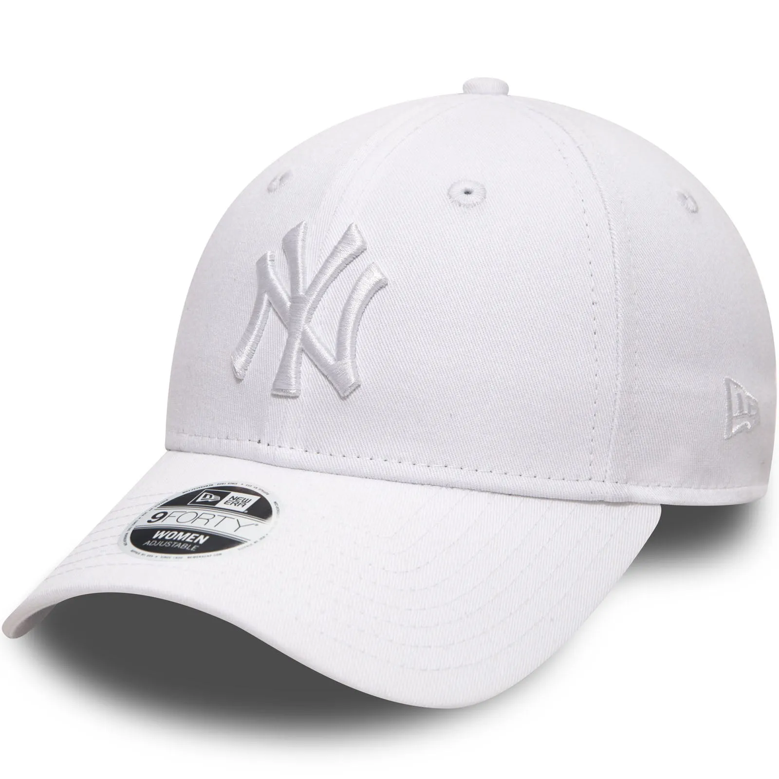 New Era Womens New York Yankees MLB 9FORTY Baseball Cap - White