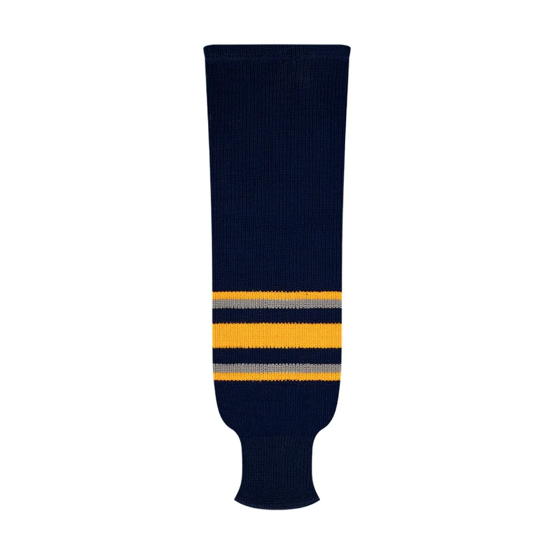 NHL Pattern 9800 Knit Hockey Socks: Buffalo Sabres Navy