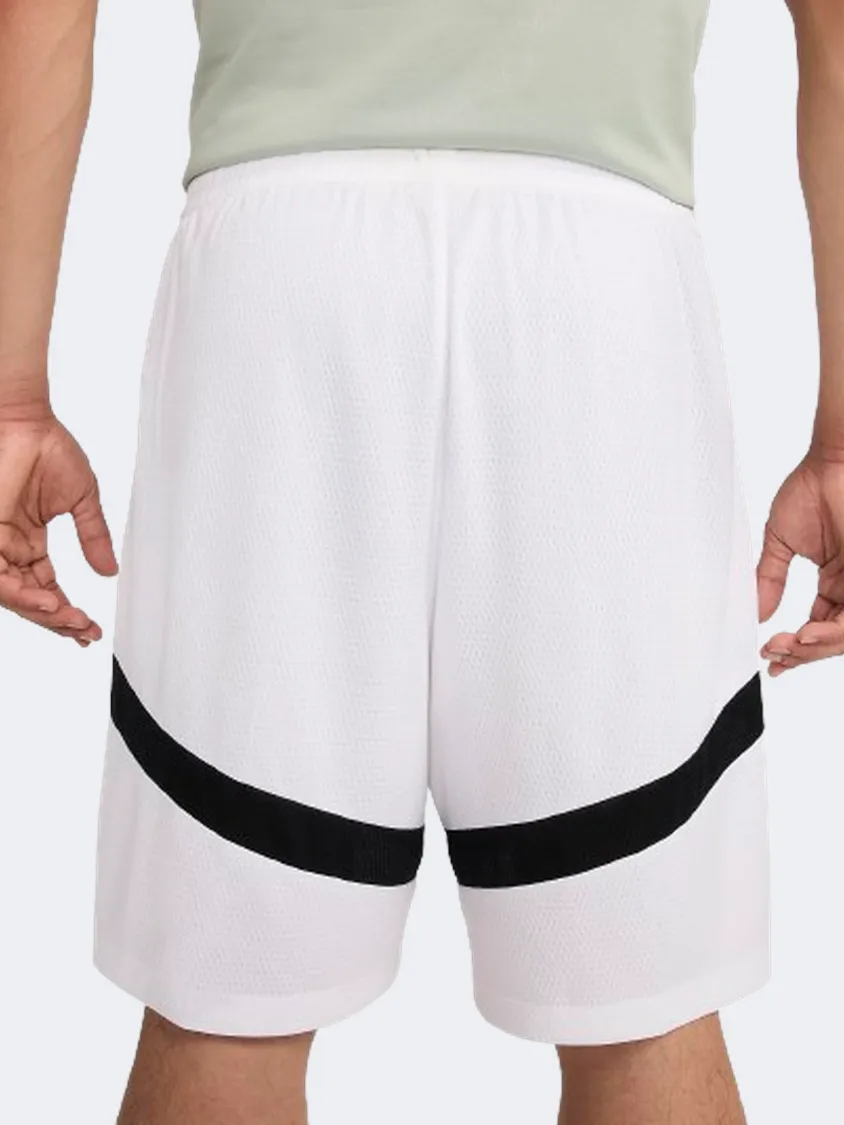 Nike Df Icon 8 Inch Men Basketball Short White/Black