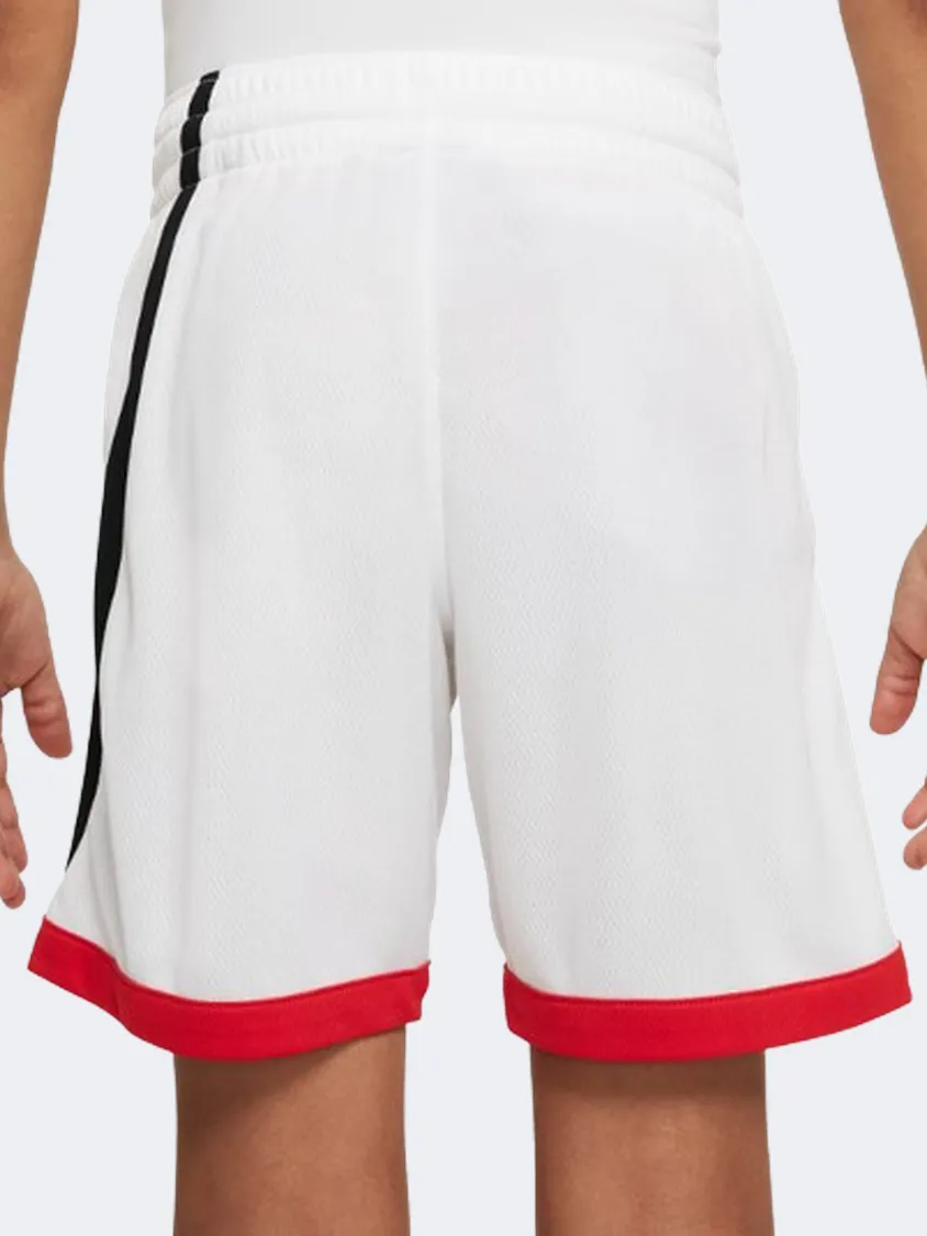 Nike Hbr Basketball Boys Lifestyle Short White/Red/Black