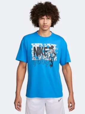 Nike M90 Exp 2 Men Basketball T-Shirt Light Photo Blue