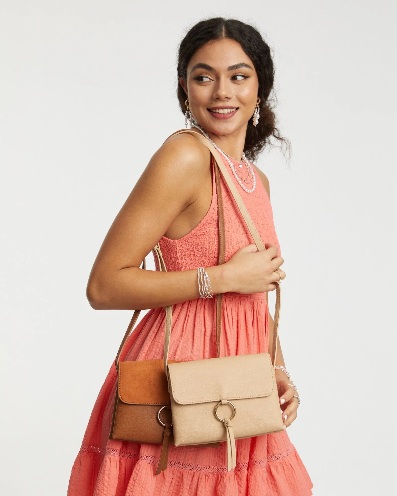 Nude Brooklyn Crossbody Bag