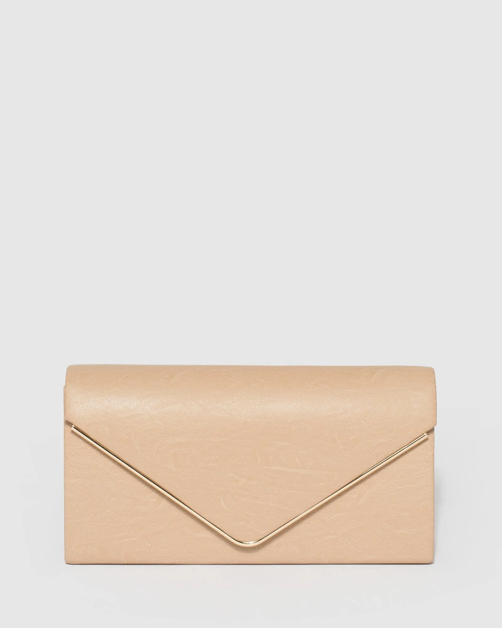 Nude Sammie Clutch Bag