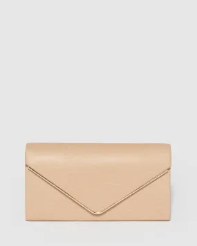 Nude Sammie Clutch Bag