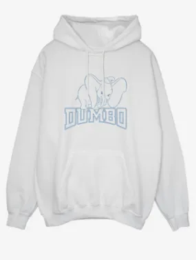 NW2 Dumbo Standing Text Adult White Printed Hoodie | #department | George at ASDA