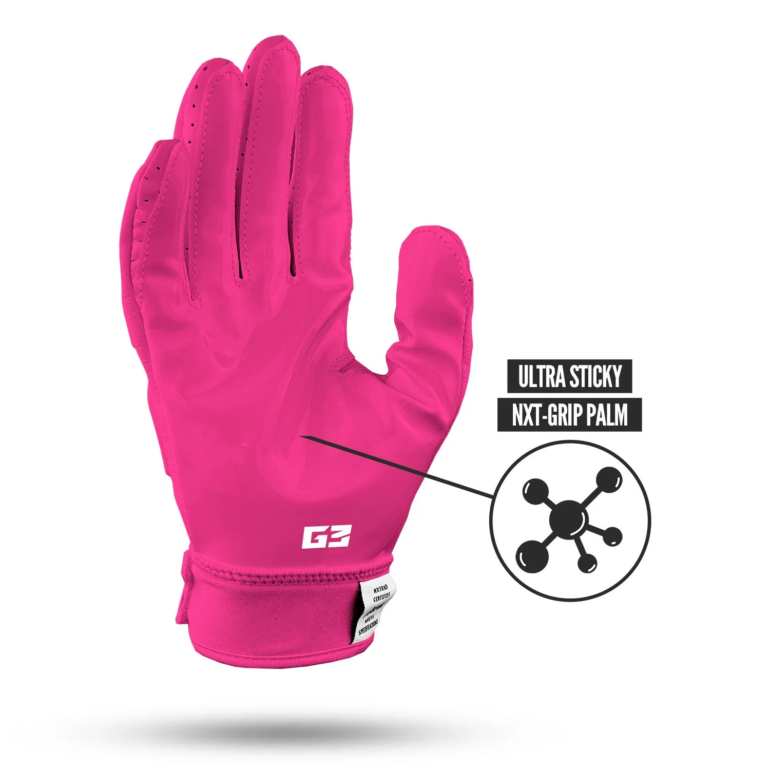 NXTRND G3 Padded Football Gloves Pink