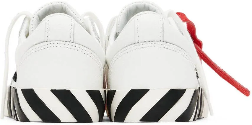 Off-White Kids White & Black Vulcanized Sneakers