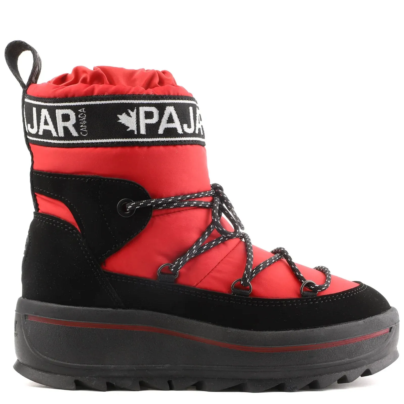 Pajar Womens Galaxy Mid Rise Waterproof Toboggan Snow Boots