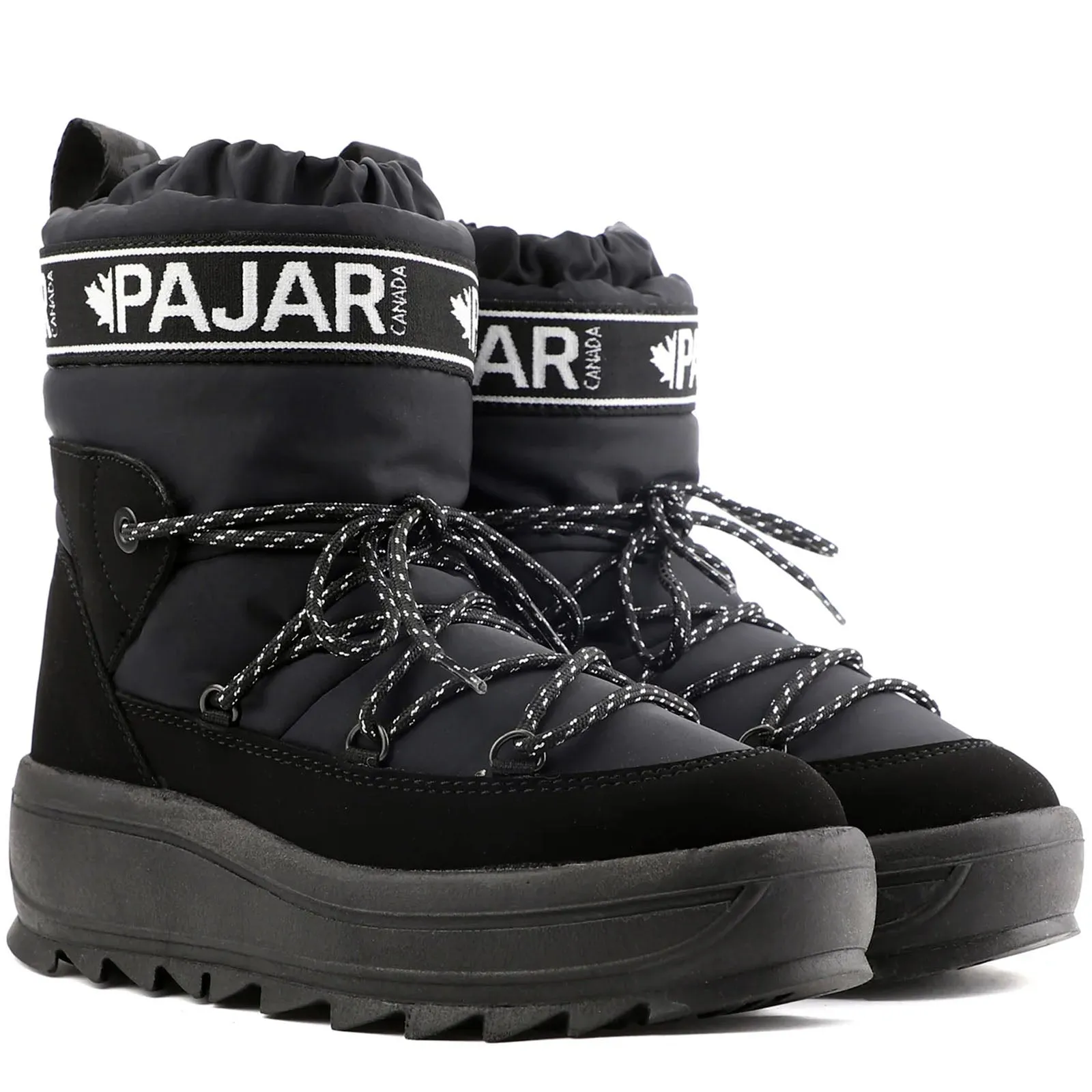 Pajar Womens Galaxy Mid Rise Waterproof Toboggan Snow Boots