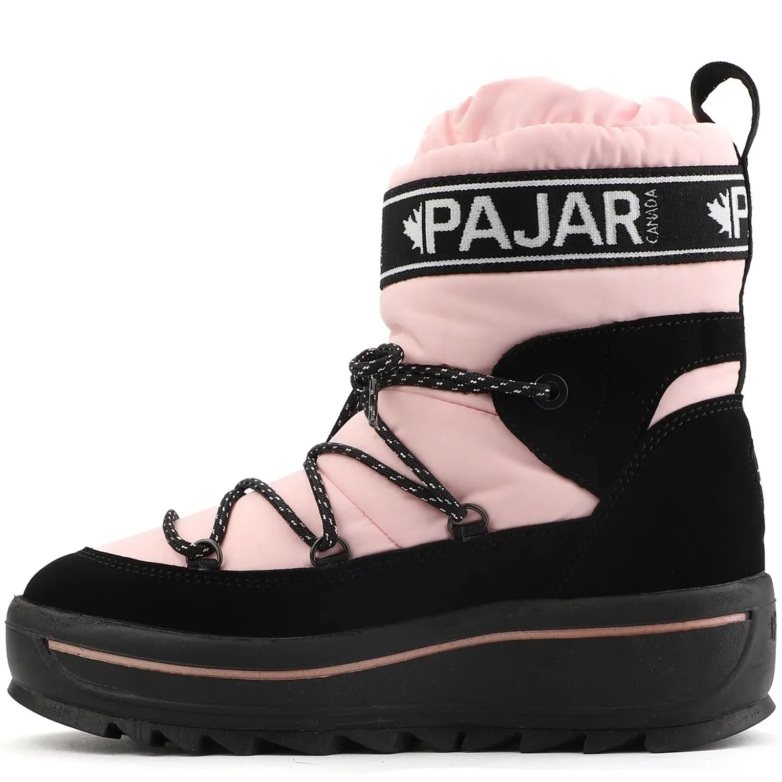 Pajar Womens Galaxy Mid Rise Waterproof Toboggan Snow Boots