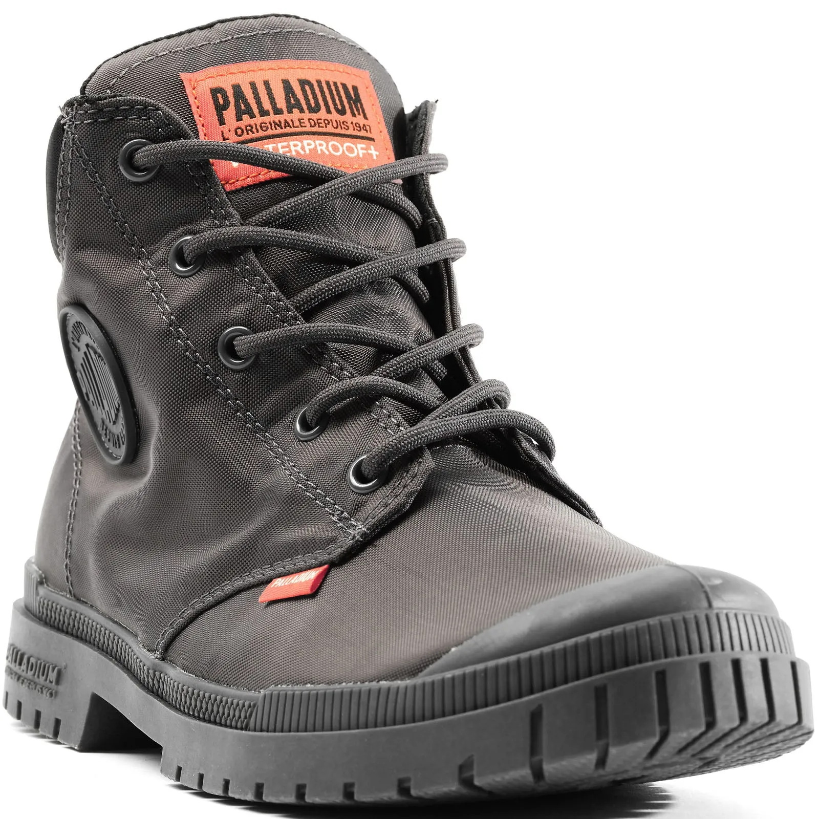 Palladium Unisex Pampa SP2- Cuff WP+ Waterproof Walking Boots - Asphalt