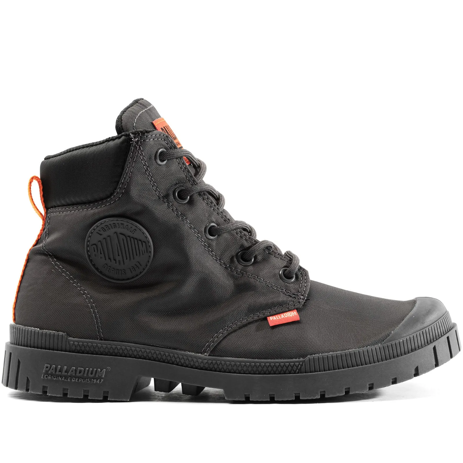 Palladium Unisex Pampa SP2- Cuff WP+ Waterproof Walking Boots - Asphalt