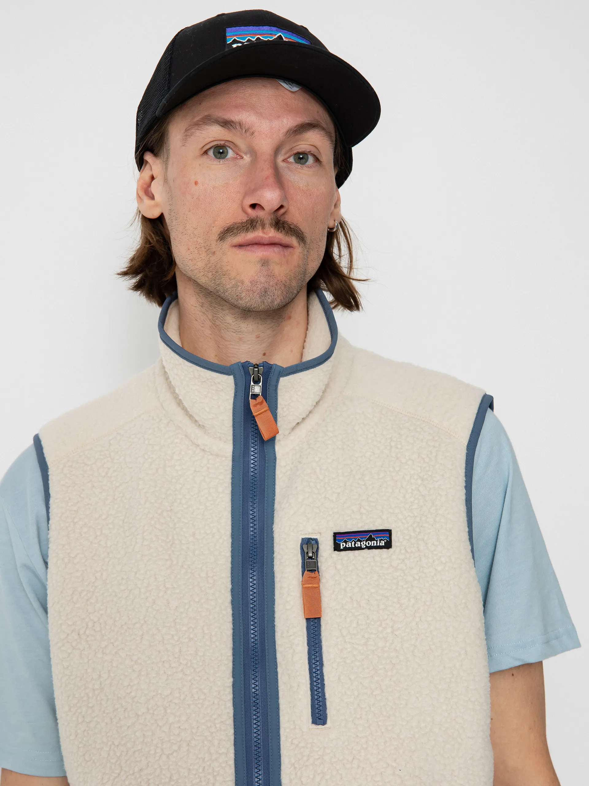 Patagonia Retro Pile Vest (dark natural utility blue)