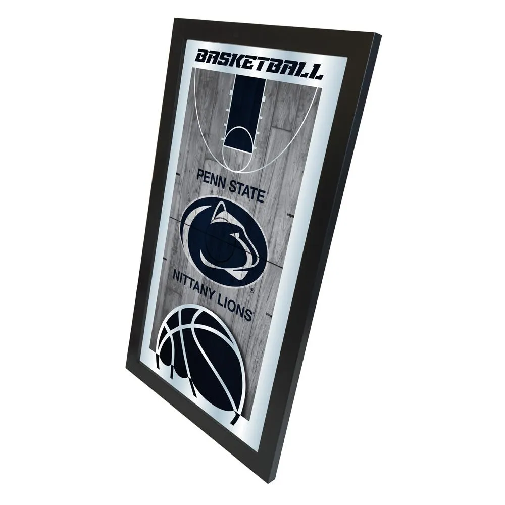 Penn State Nittany Lions HBS Basketball Framed Hang Glass Wall Mirror (26x15)