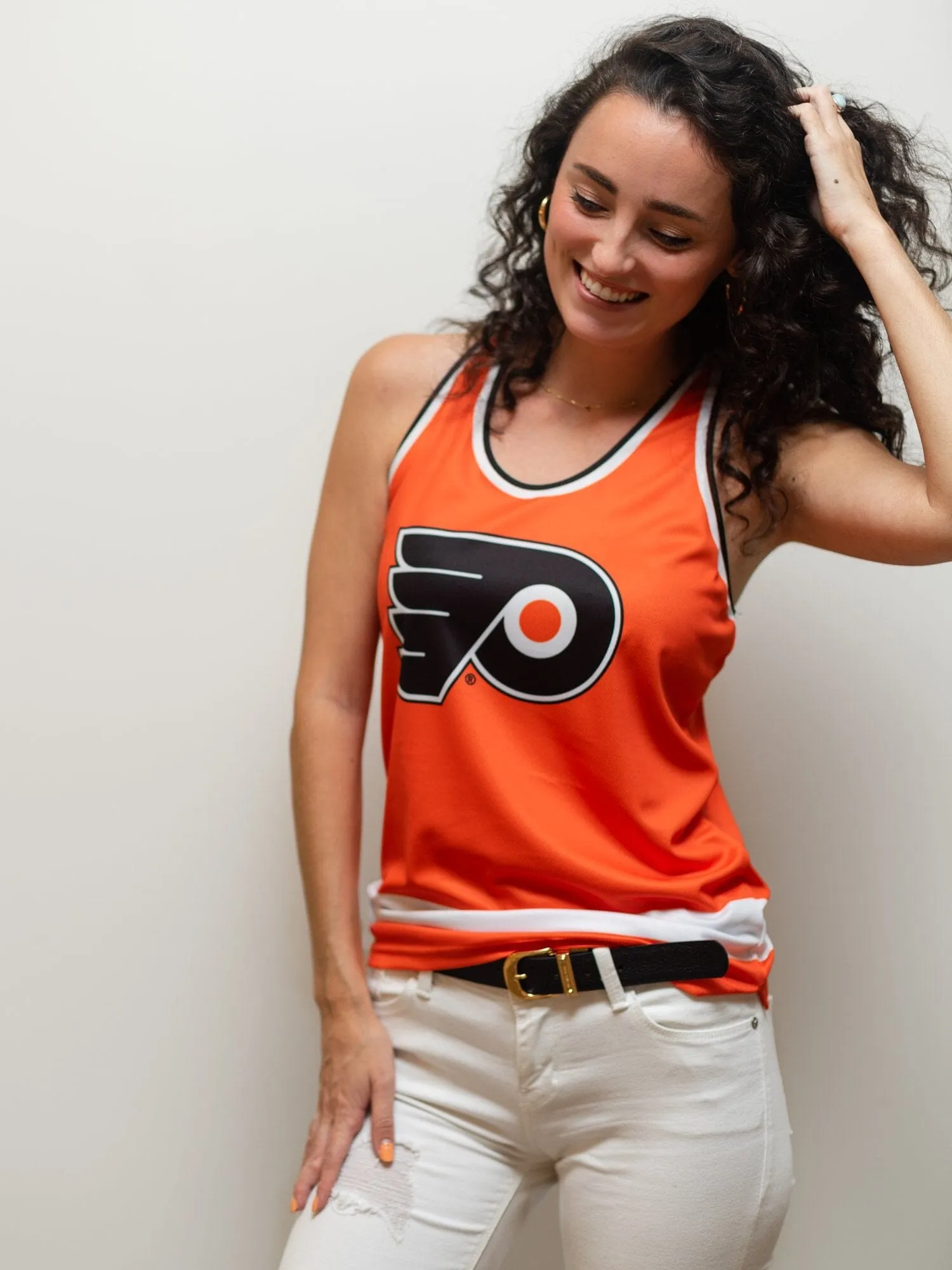 Philadelphia Flyers Women's Racerback Hockey Tank