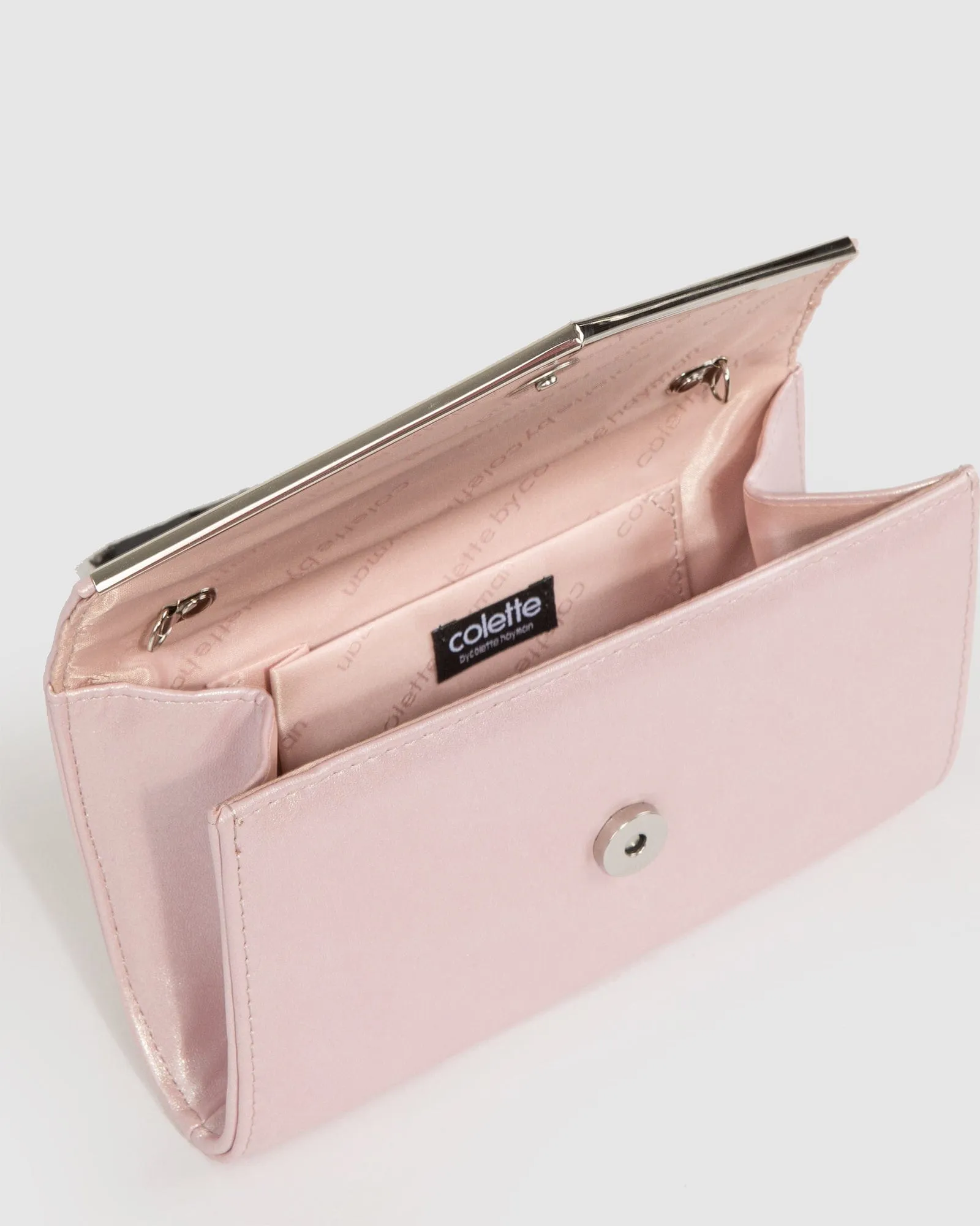 Pink Cindy Evening Clutch Bag