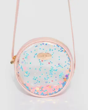 Pink Ivy Kids Mermaid Round Crossbody Bag