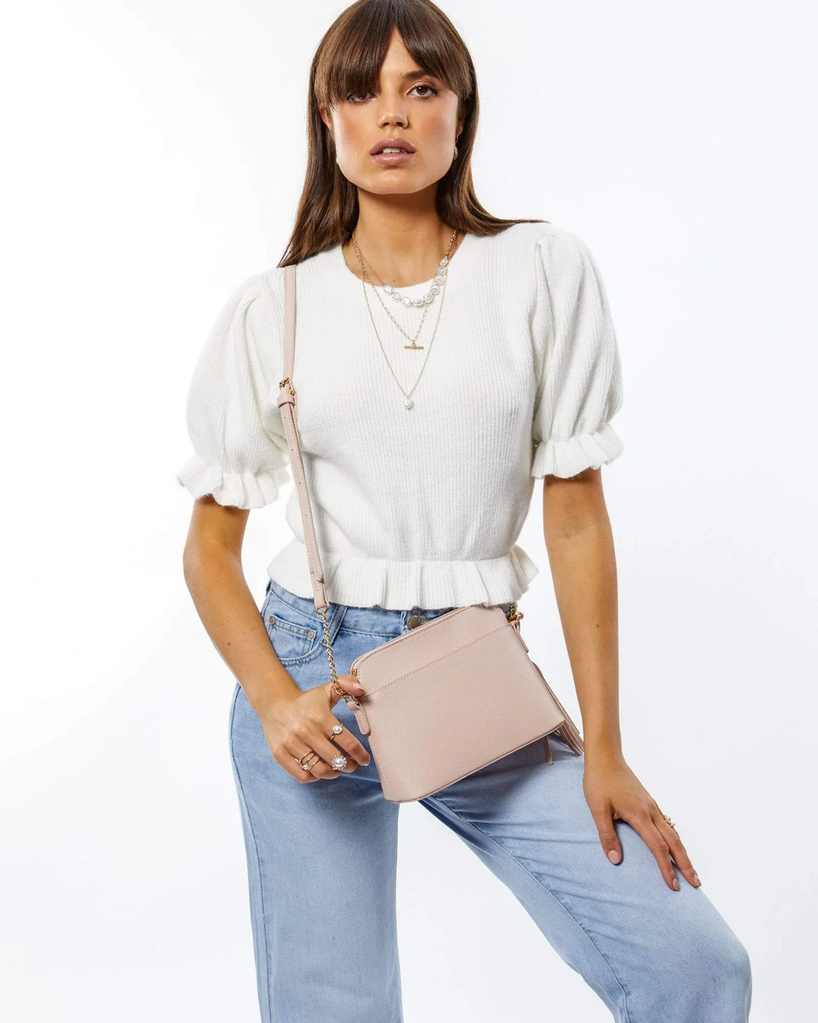 Pink Karen Crossbody Bag