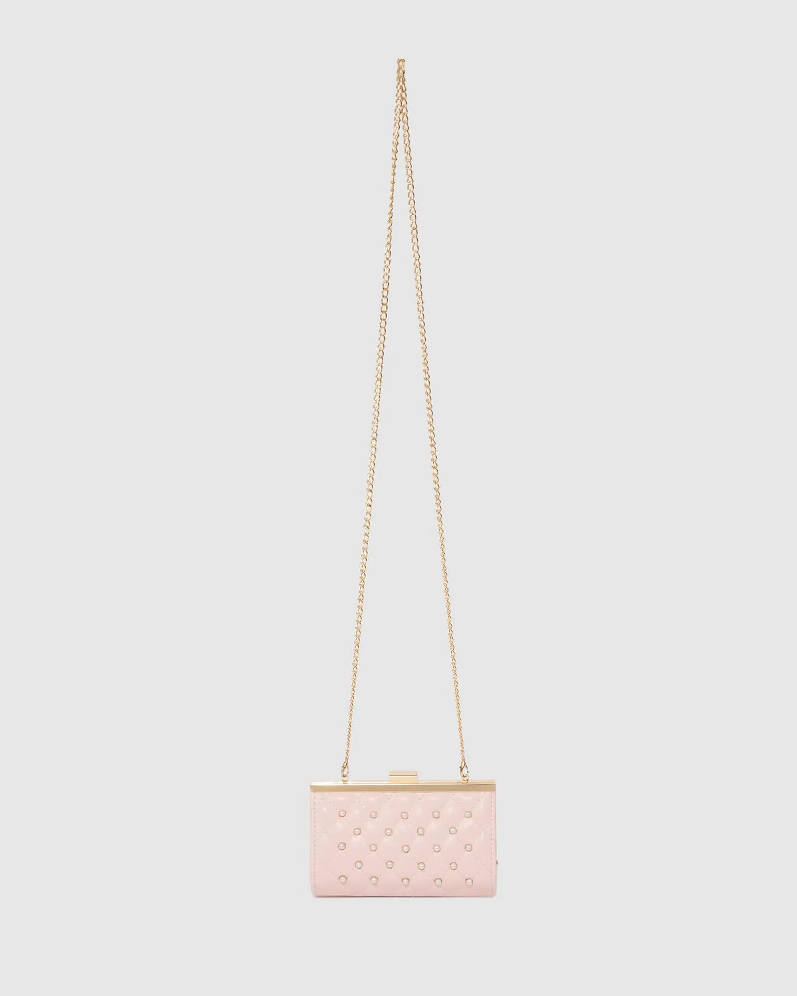 Pink Kids Quilt Clutch Bag