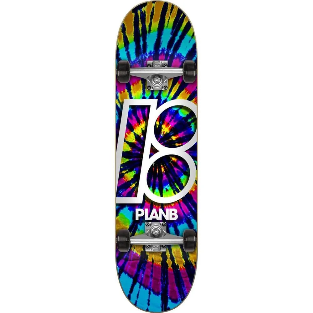 Plan B Team Deep Dye Factory Complete Skateboard Tie Dye 7.75