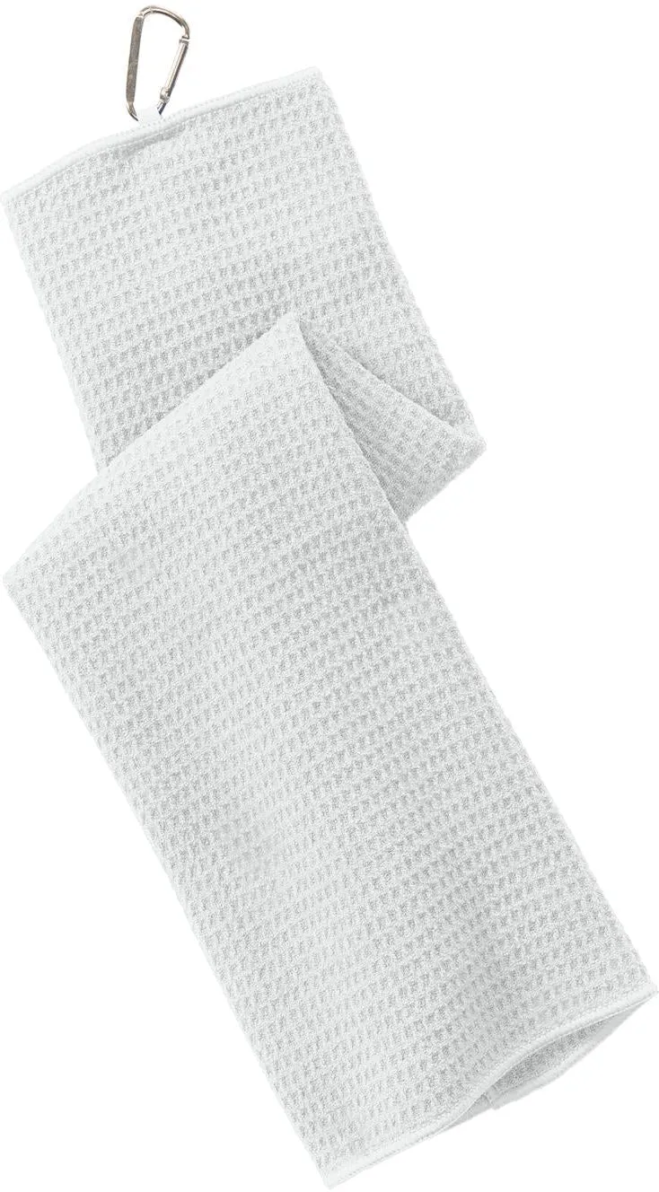 Port Authority Waffle Microfiber Golf Towel