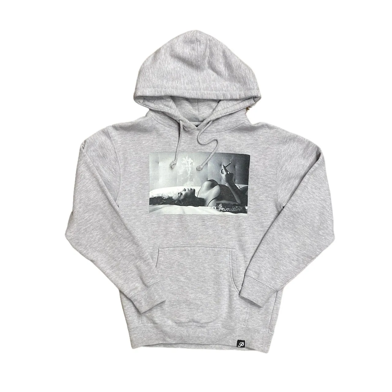 Primitive Grey White Hoodie