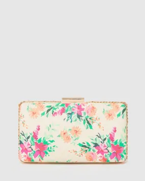 Print Steph Chain Clutch Bag