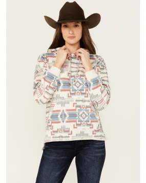 Product Name:  Shyanne Women's Big Horn Southwestern Print Hoodie