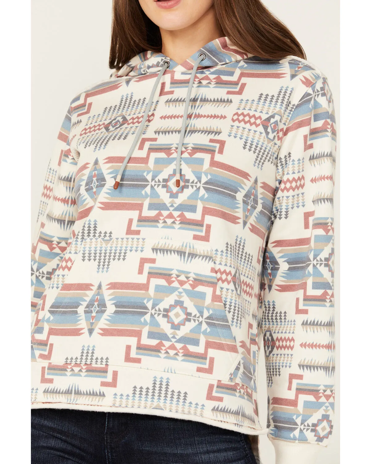 Product Name:  Shyanne Women's Big Horn Southwestern Print Hoodie