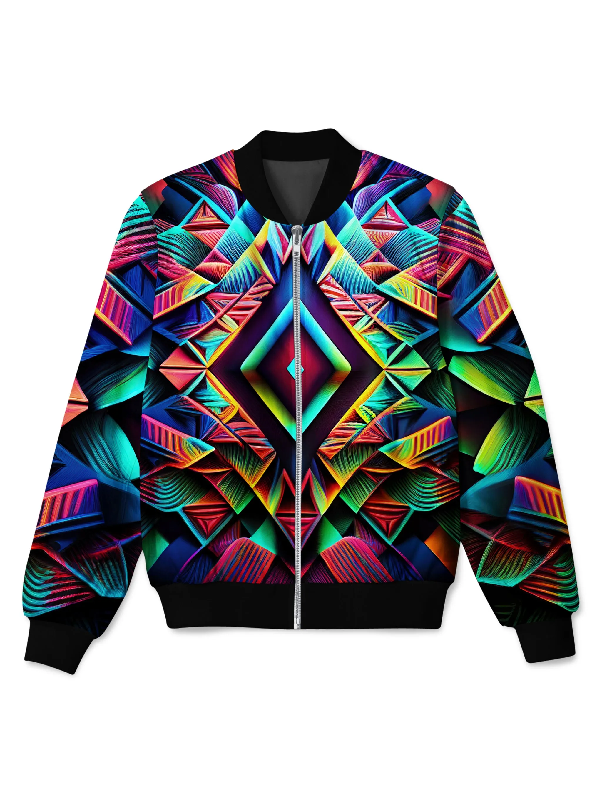 Psychedelic Tribal Bomber Jacket