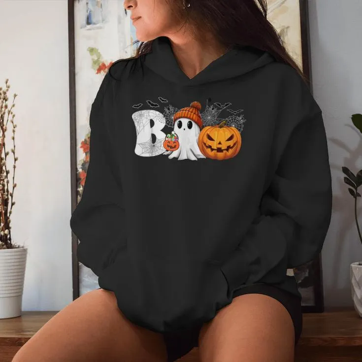 Pumpkin Jack O Lantern Ghost Boo Halloween Costumes Boy Girl Women Hoodie