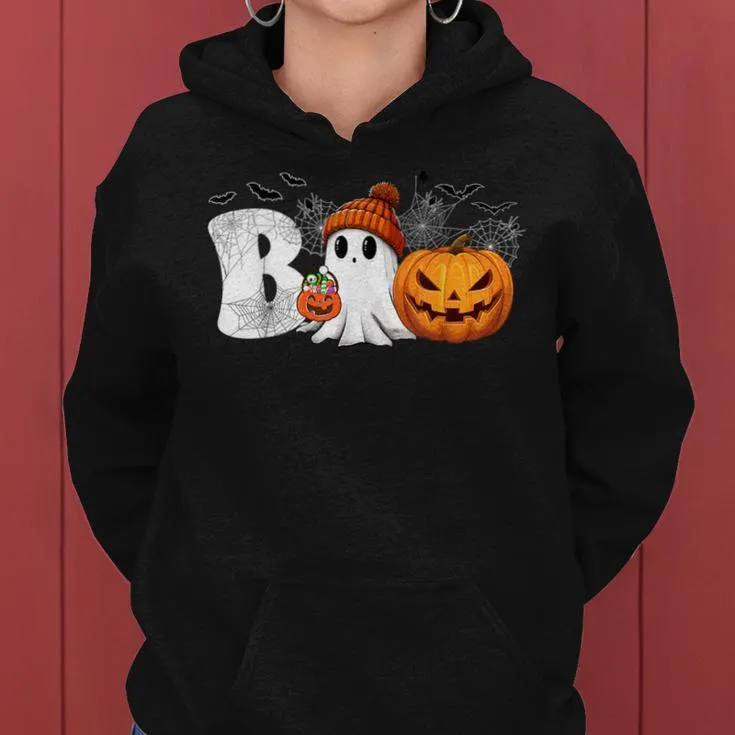 Pumpkin Jack O Lantern Ghost Boo Halloween Costumes Boy Girl Women Hoodie