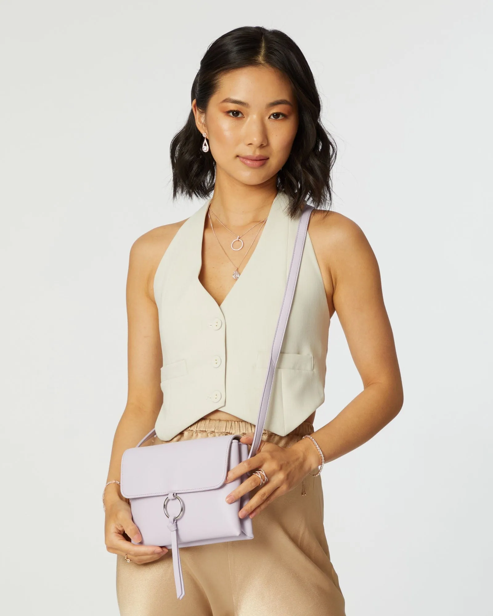 Purple Brooklyn Crossbody Bag