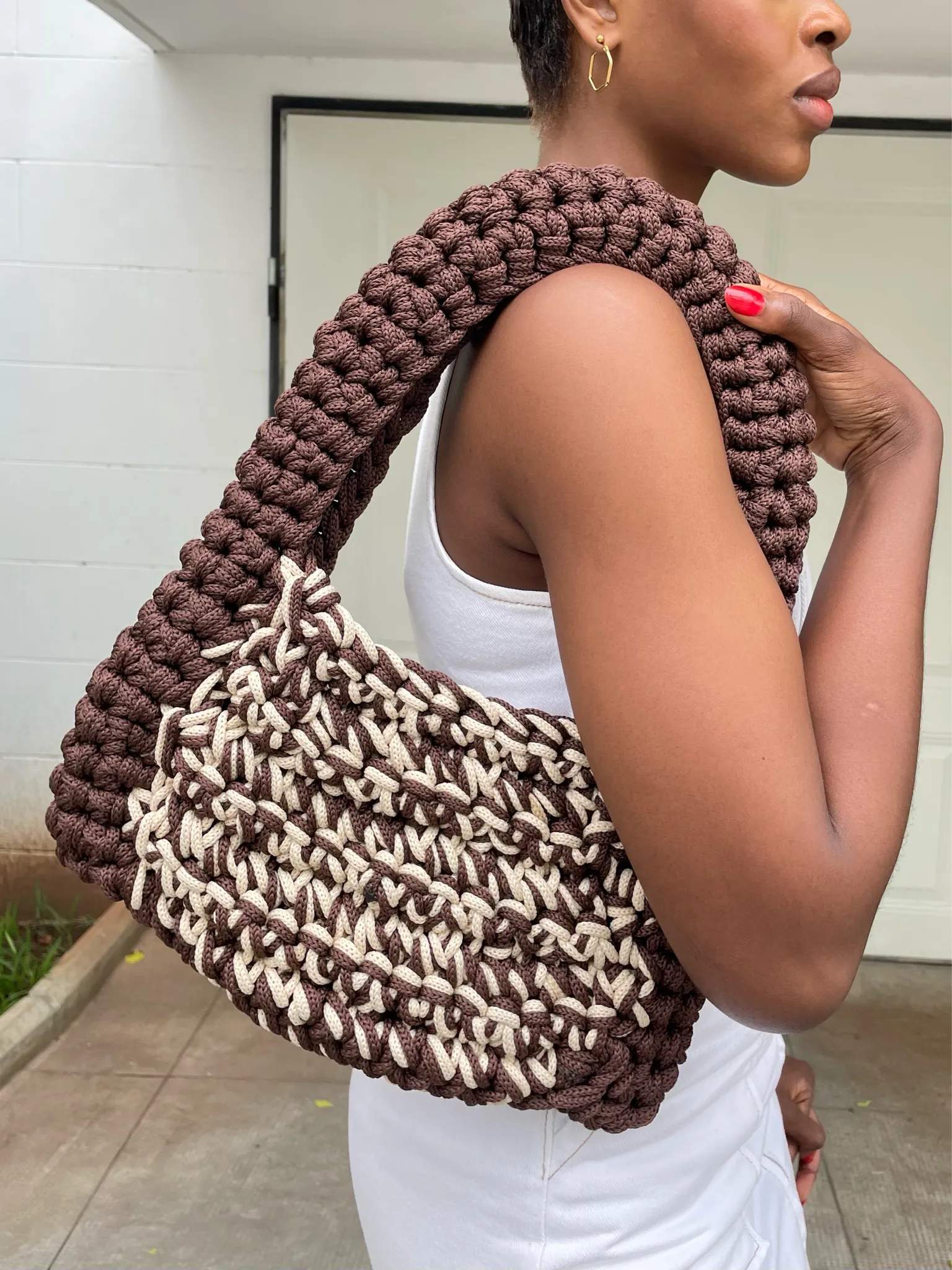 Qreenade Tia Maxi handmade shoulder Bag