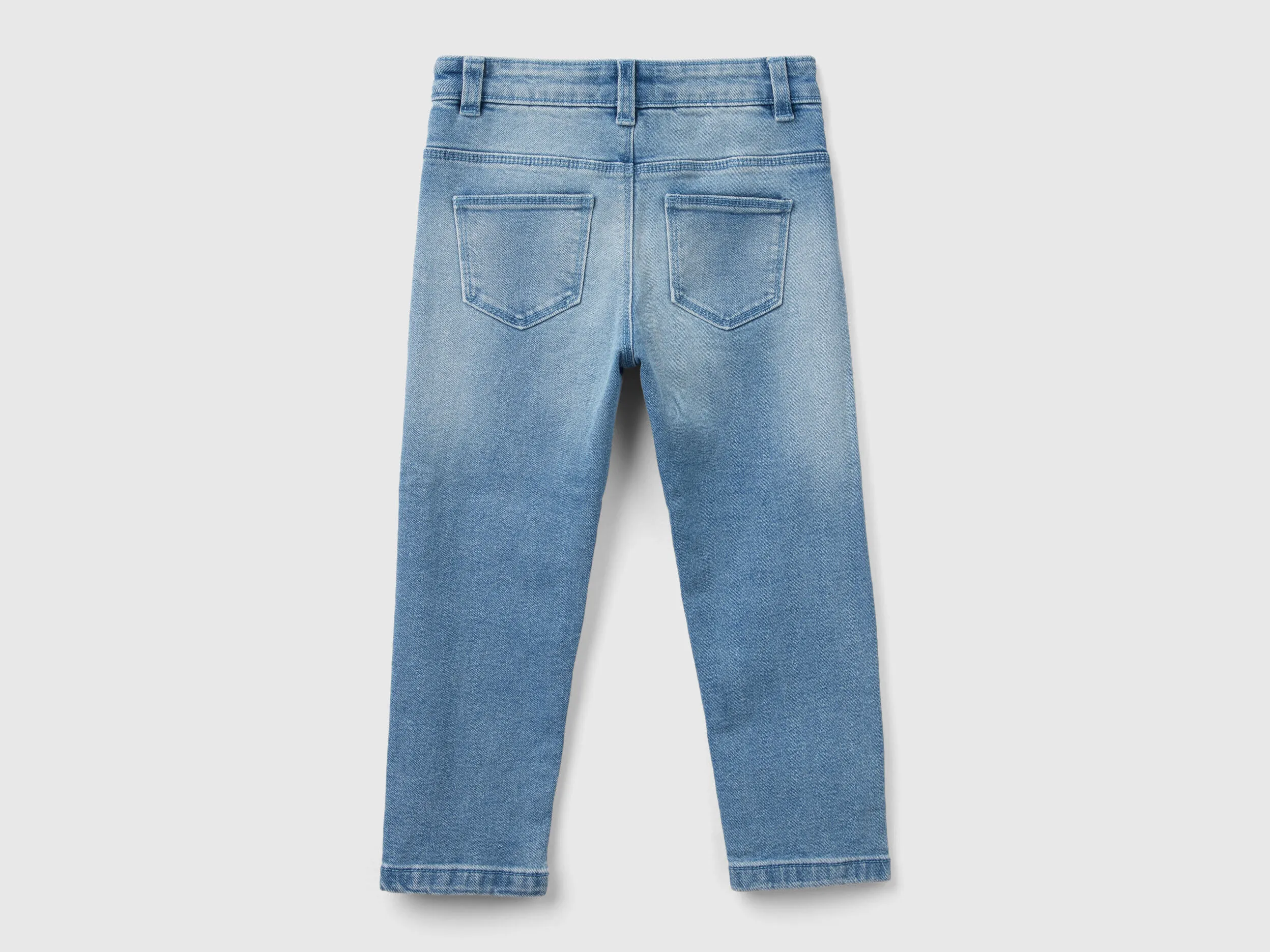 "Eco-Recycle" slim fit jeans - Light Blue | Benetton