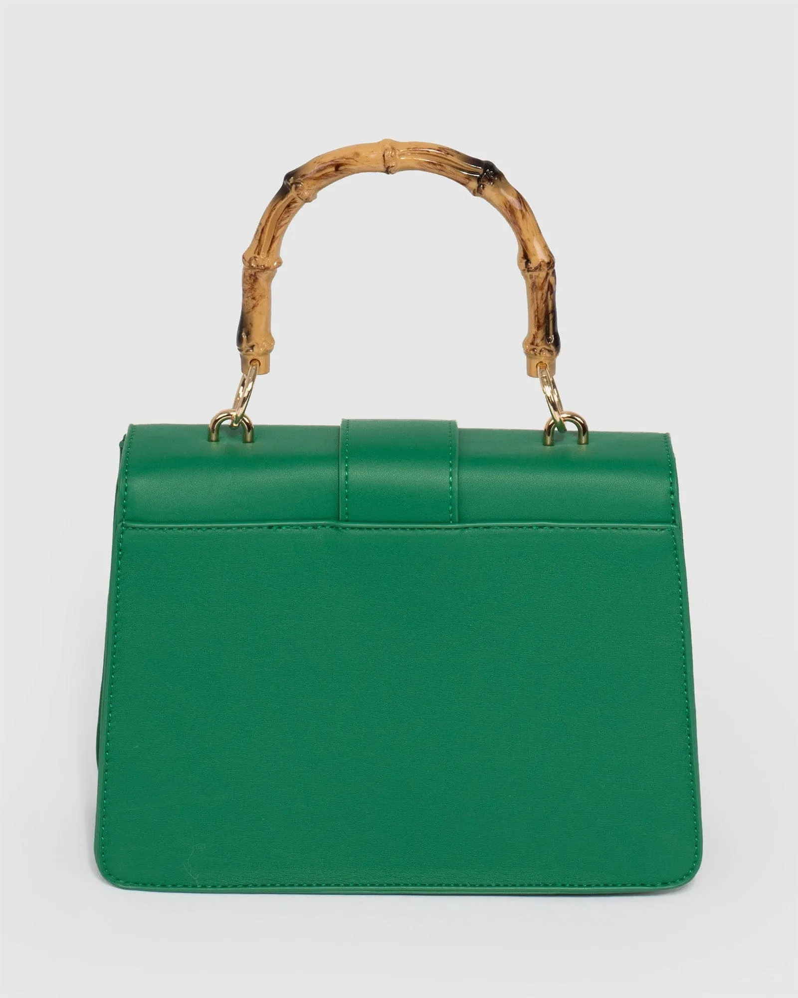 Rachel Handle Small Green Crossbody Bag