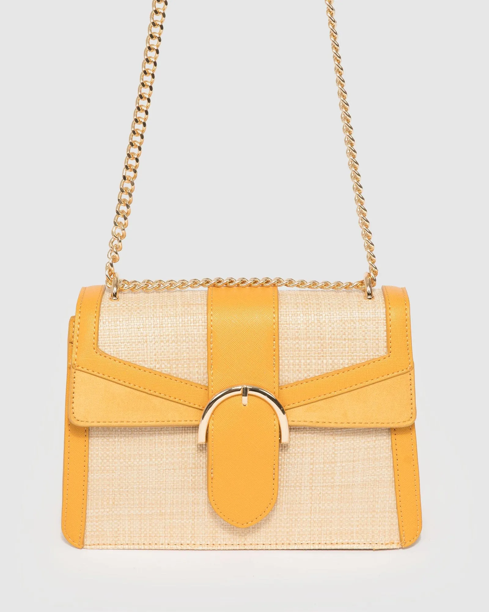 Rachel Yellow Crossbody Bag