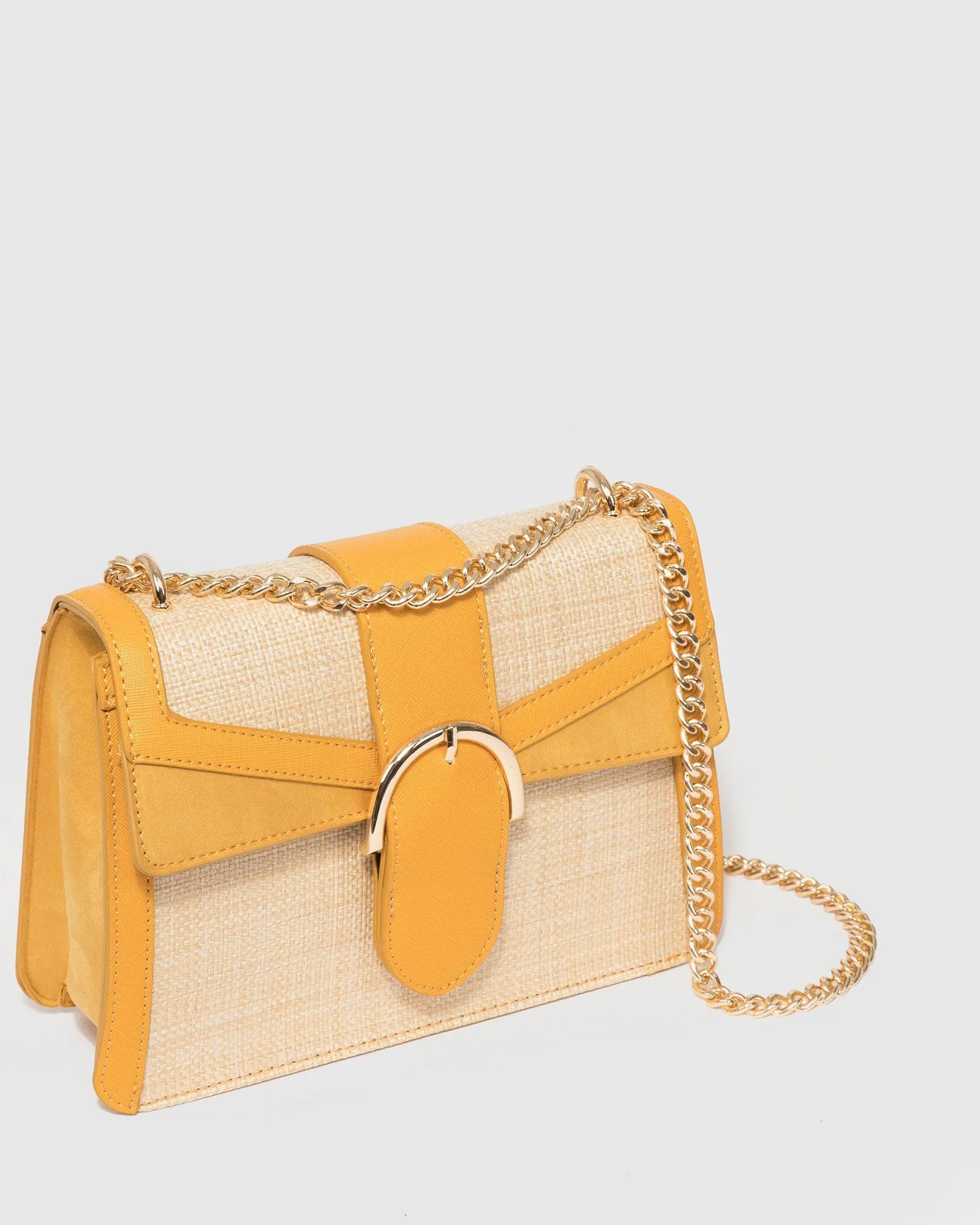 Rachel Yellow Crossbody Bag